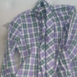 Vintage 80s secretary shirt with bow